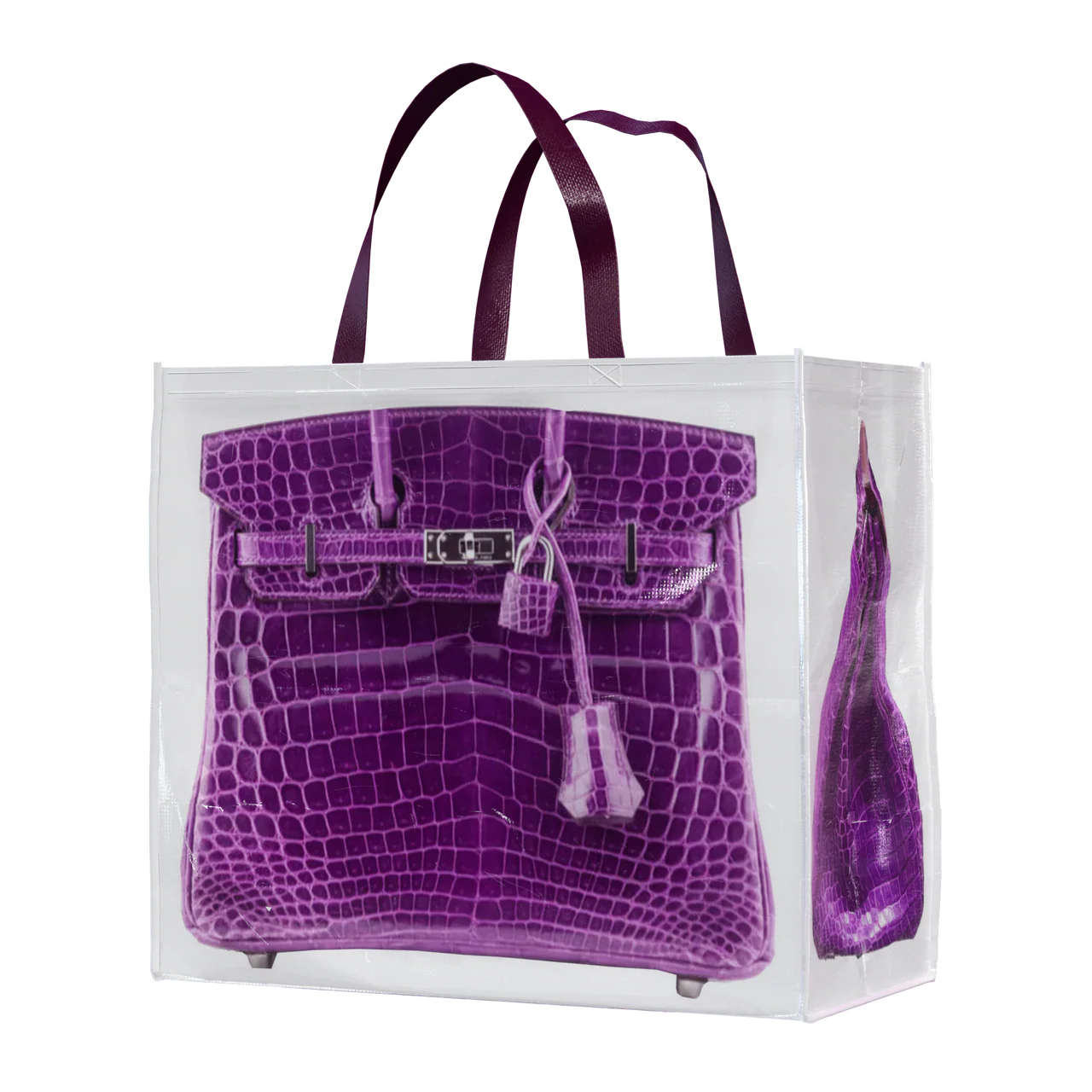 The Auntee Tote - Purple